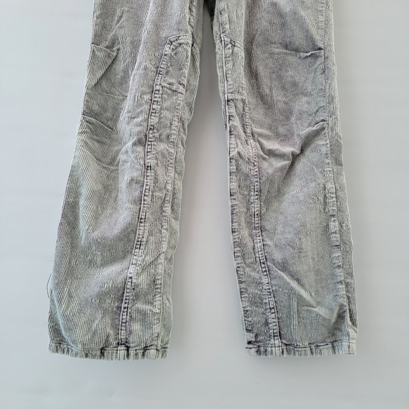 Anthropologie Pilcro The Wanderer Corduroy Barrel Pants Size 27 Light Gray Boho - Picture 4 of 16